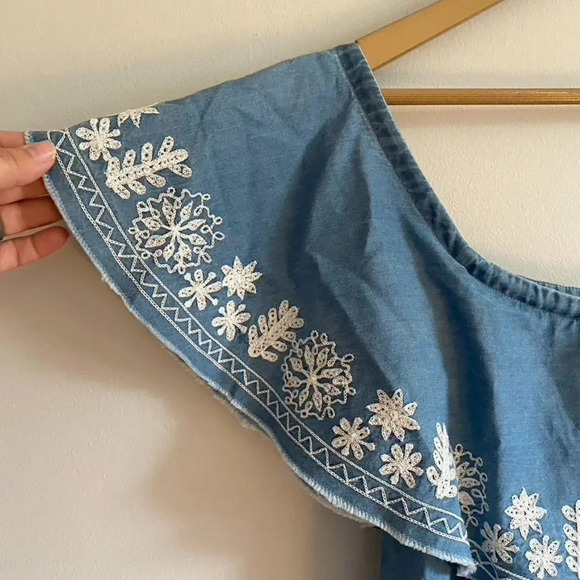 Jachs Girlfriend Off the Shoulder Embroidered Dress - Picture 5 of 12